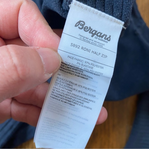 Bergans of Norway Roni Half Zip Pullover - Picture 4 of 5